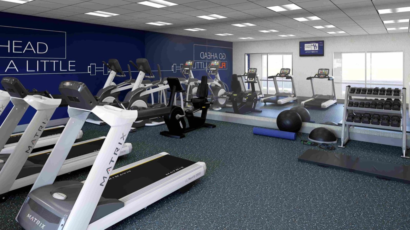 Lathrop Holiday Inn Express fitness center