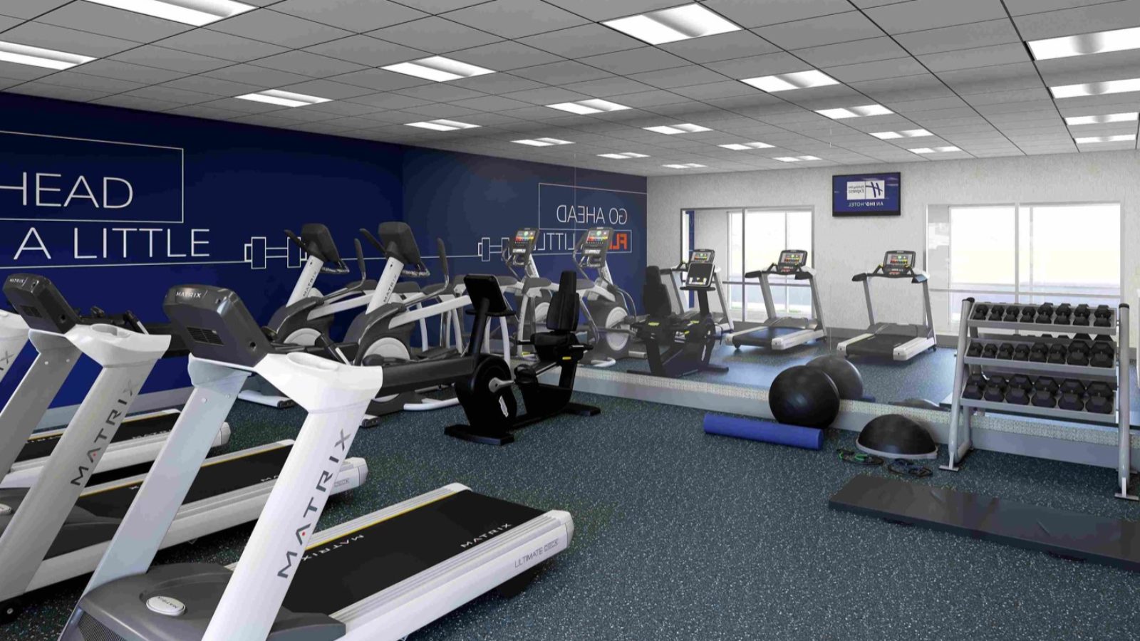 Lathrop Holiday Inn Express fitness center